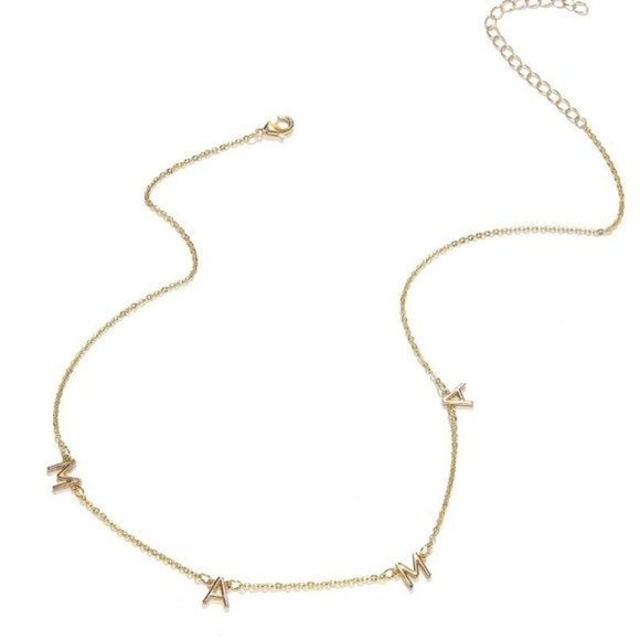 MAMA Trending Necklace in Gold or Silver or Rose Gold - Picture 5 of 8